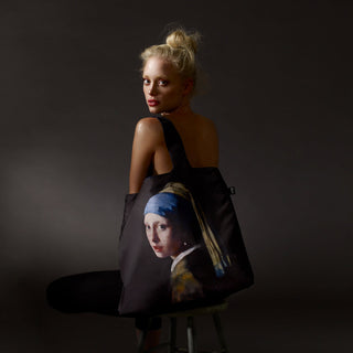 JOHANNES VERMEER Girl with a Pearl Earring Recycled Bag