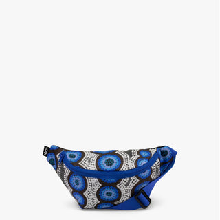 KIRSTEN  NANGALA EGAN Water Dreaming Blue Recycled Bumbag