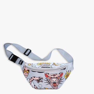 SNASK Tiger Snake Beer Grey Recycled Bumbag