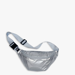 METALLIC Silver Bumbag