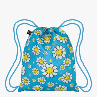 SMILEY Flowers Reversible Recycled Backpack