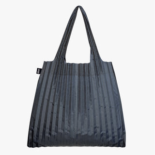 PLEATED Charcoal Recycled Bag