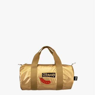 TRAVEL Germany Metallic Gold Medium Weekender